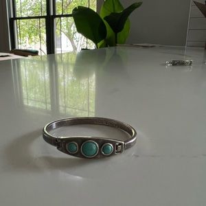 Lucky Brand Turquoise & Silver Bracelet